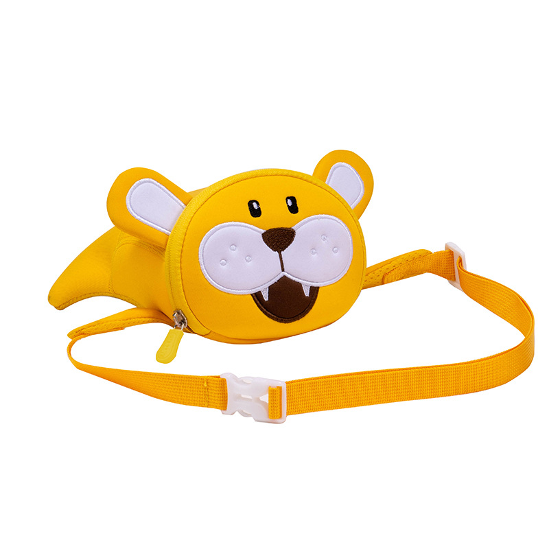 Haslor Cute Cartoon Tiger Kids Waist Bag Crossbody Chest Bag Kindergarten Kids Casual Portable Bag