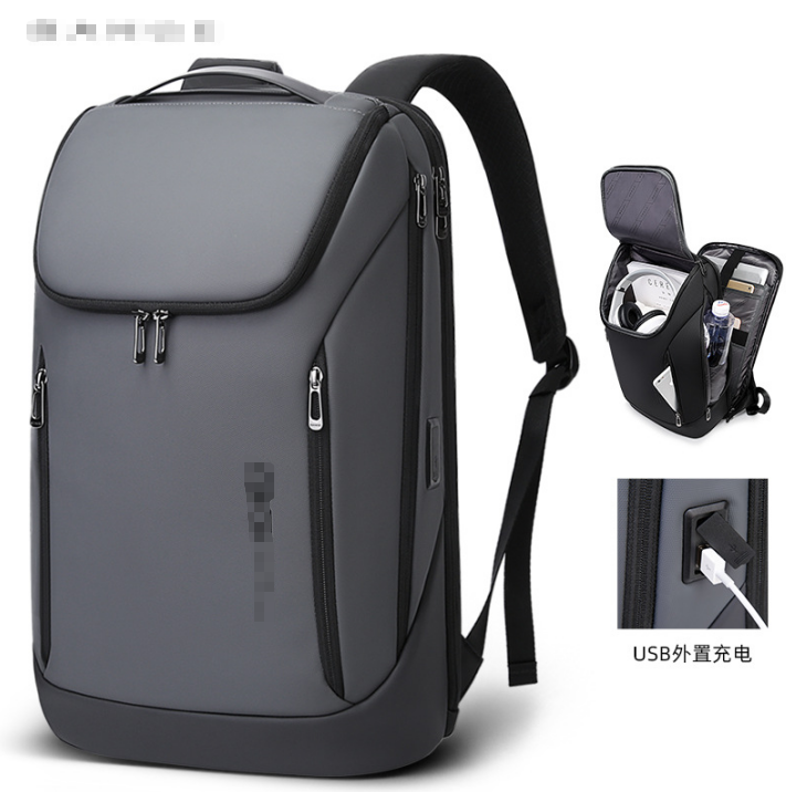 Haslor Large capacity school backpack business travel casual bag USB Charging Port Laptop bag