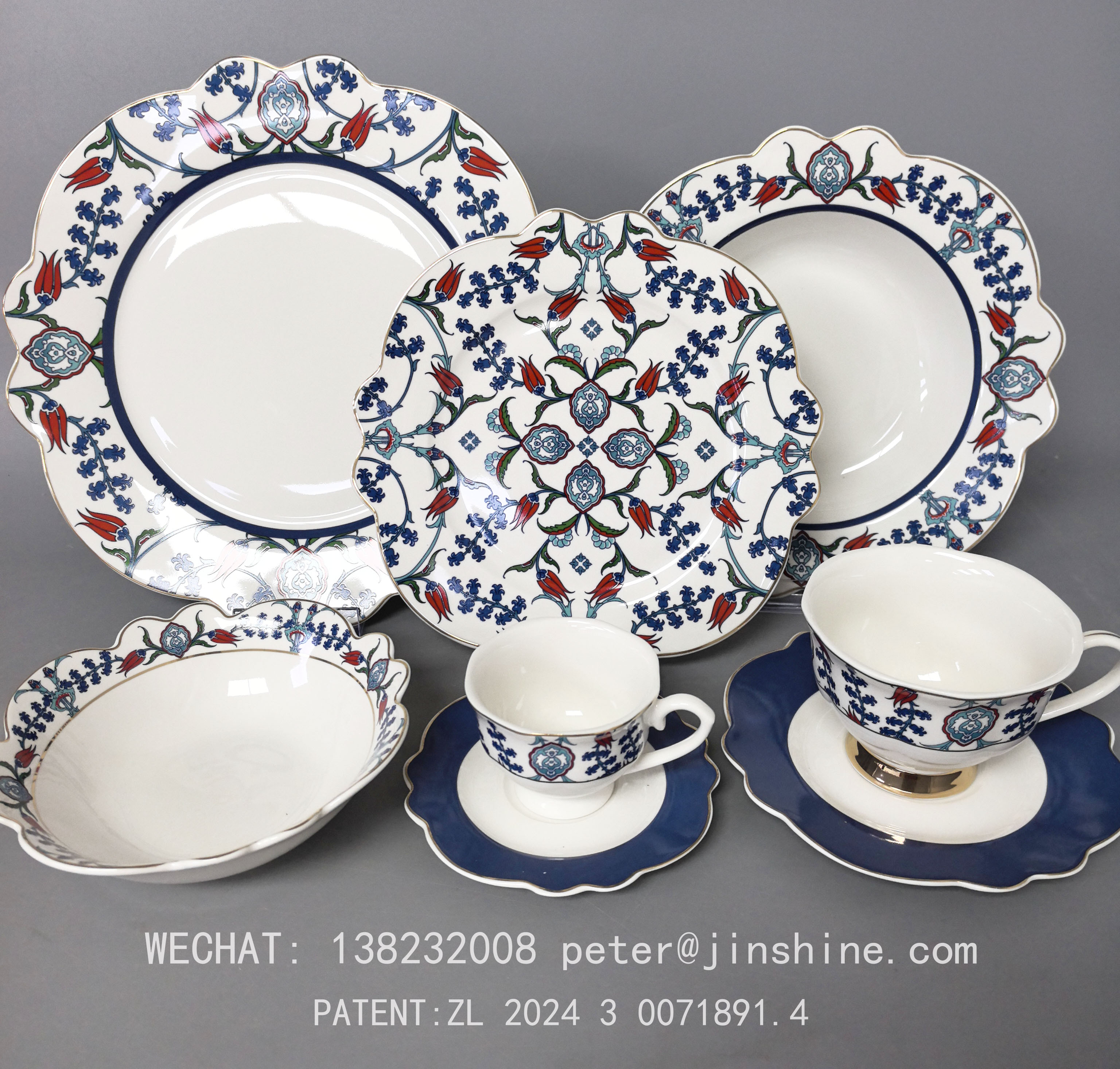 JINSHINE 24pcs dinner set