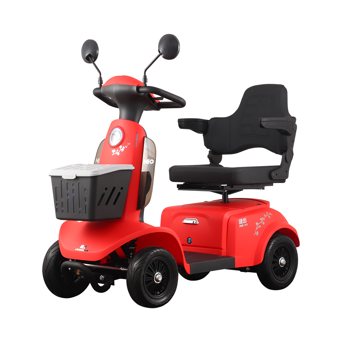 NEO 4 Wheel Mobility Scooter Elderly Scooter with MDR