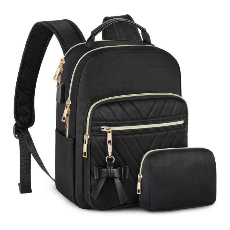 Haslor Large Capacity Laptop Backpack Casual College Commuting Bag for Women Casual Daypack