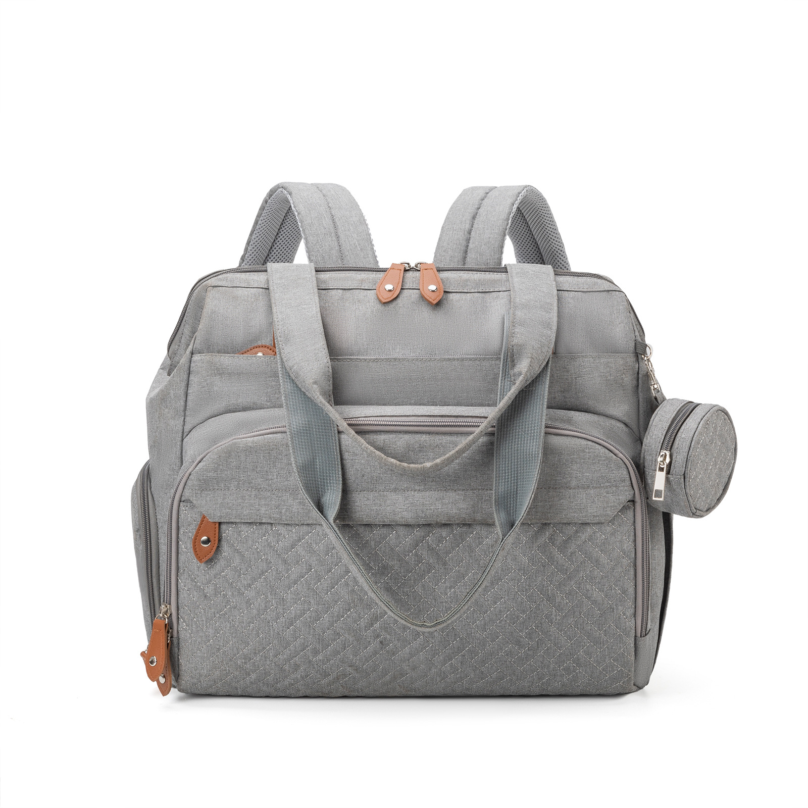 New Large Capacity Multifunctional Insulated Diaper Bag Backpack