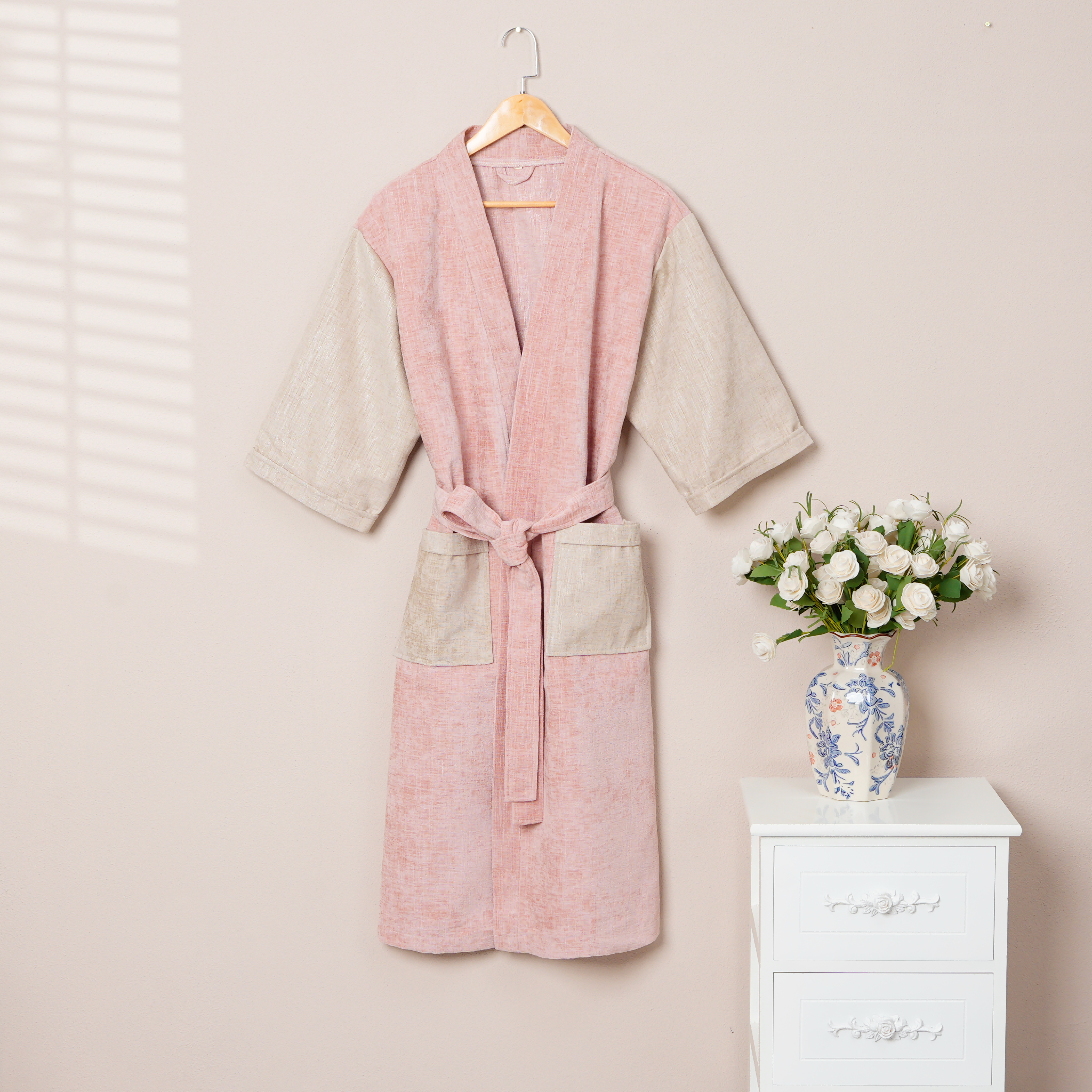 Coral Fleece Chenille Bathrobe