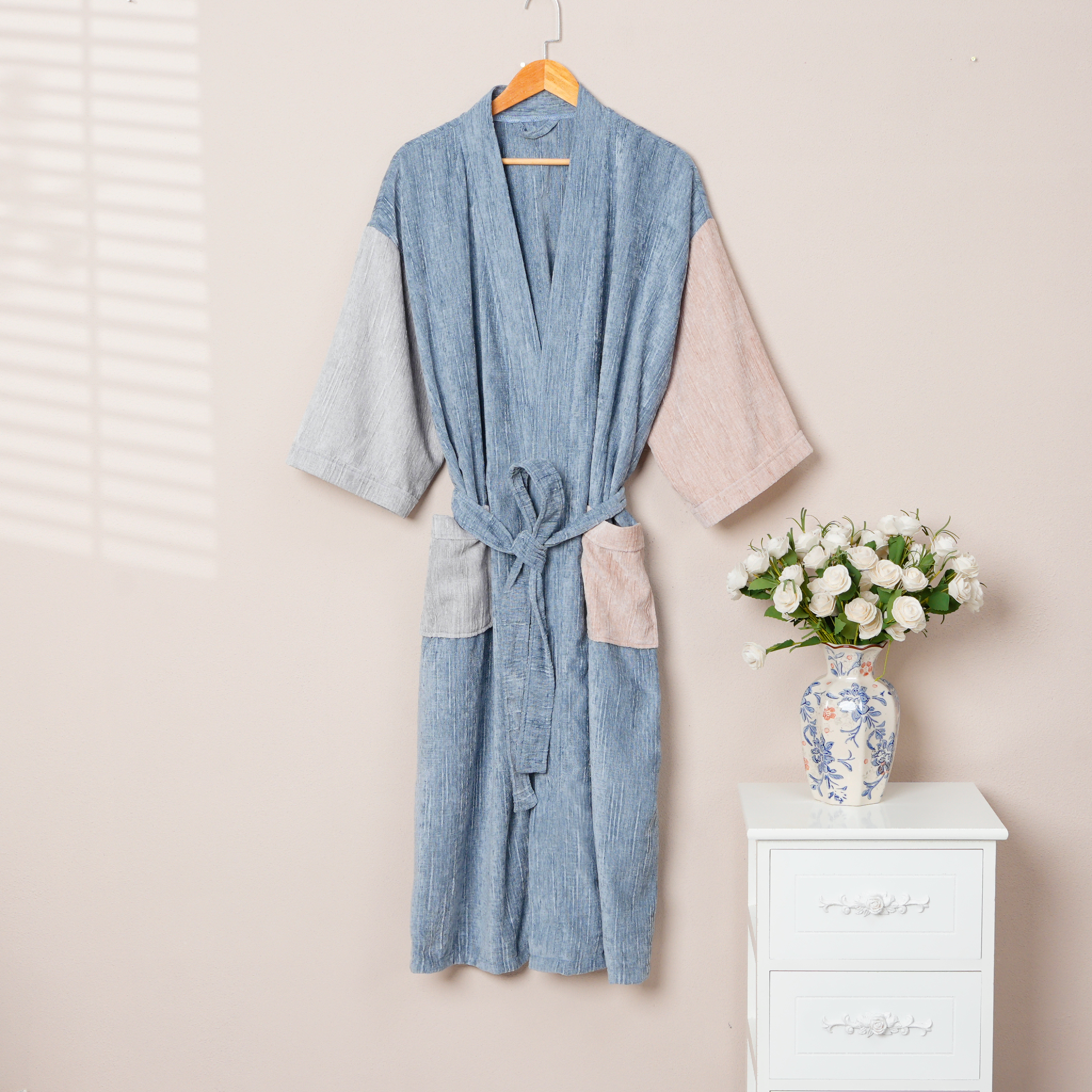 Coral Fleece Chenille Bathrobe