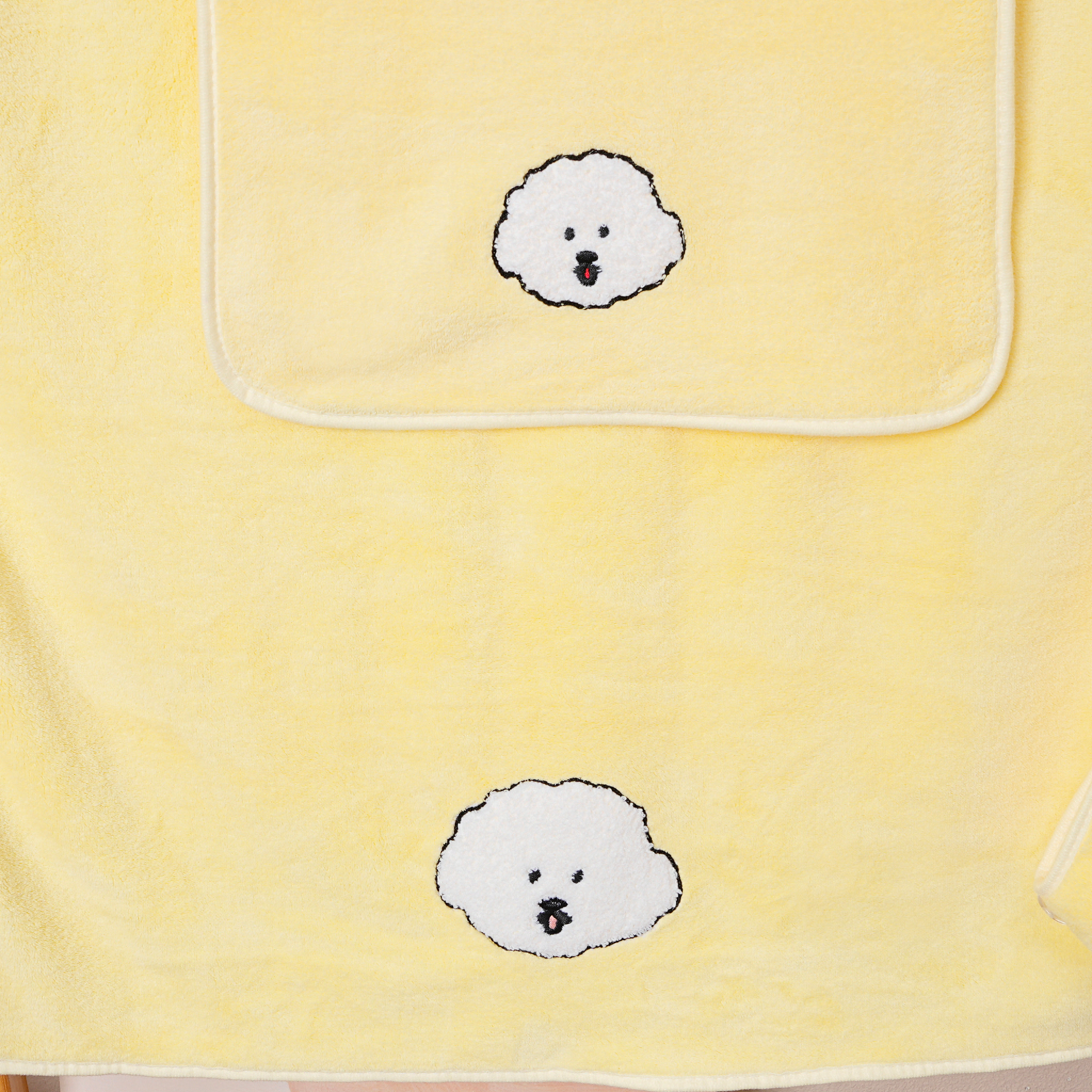 Coral Fleece Embroidery Towel