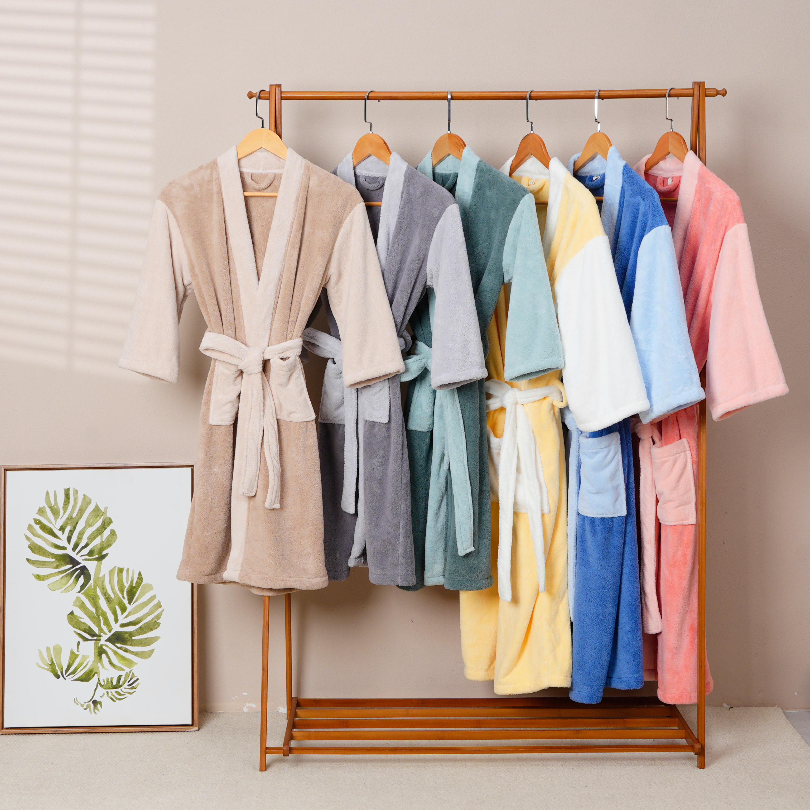 Coral Fleece Bathrobe