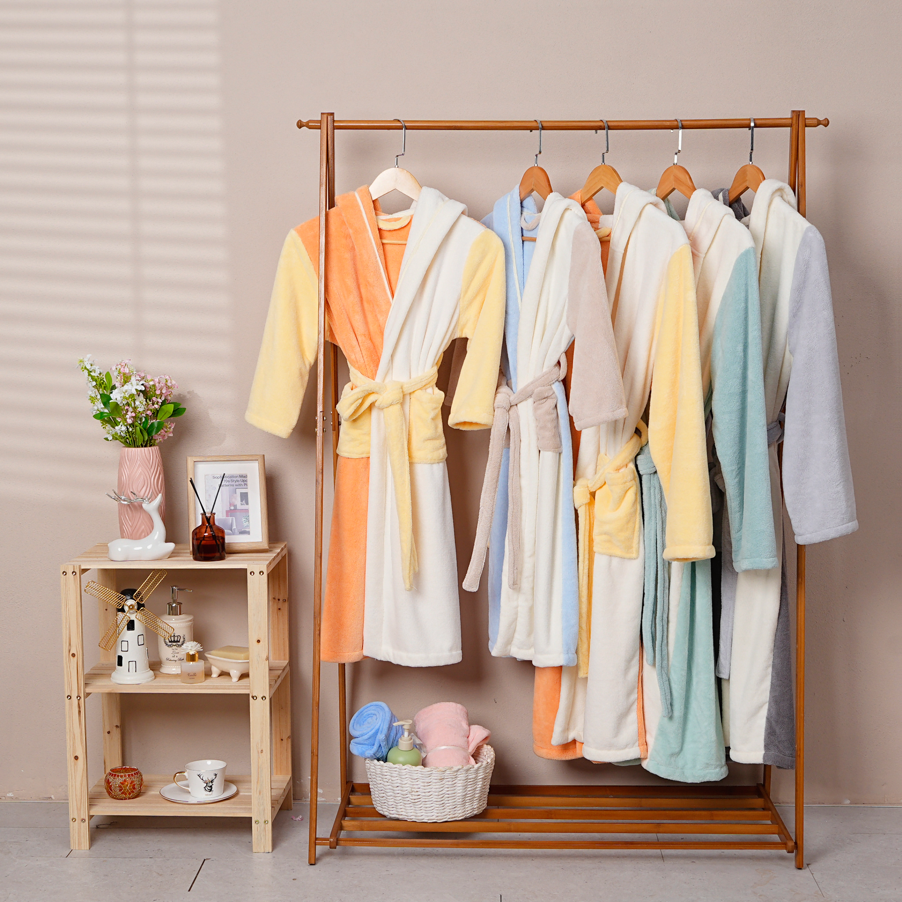 Coral Fleece Bathrobe