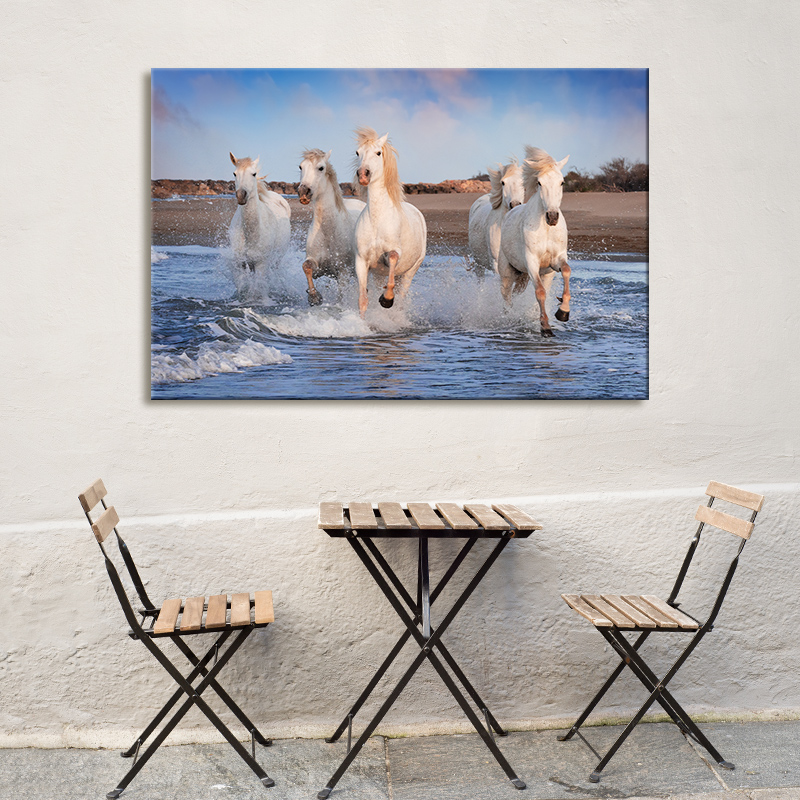 Hot sale outdoor canvas bright color without fading under rain and UV sunshine outdoor poster