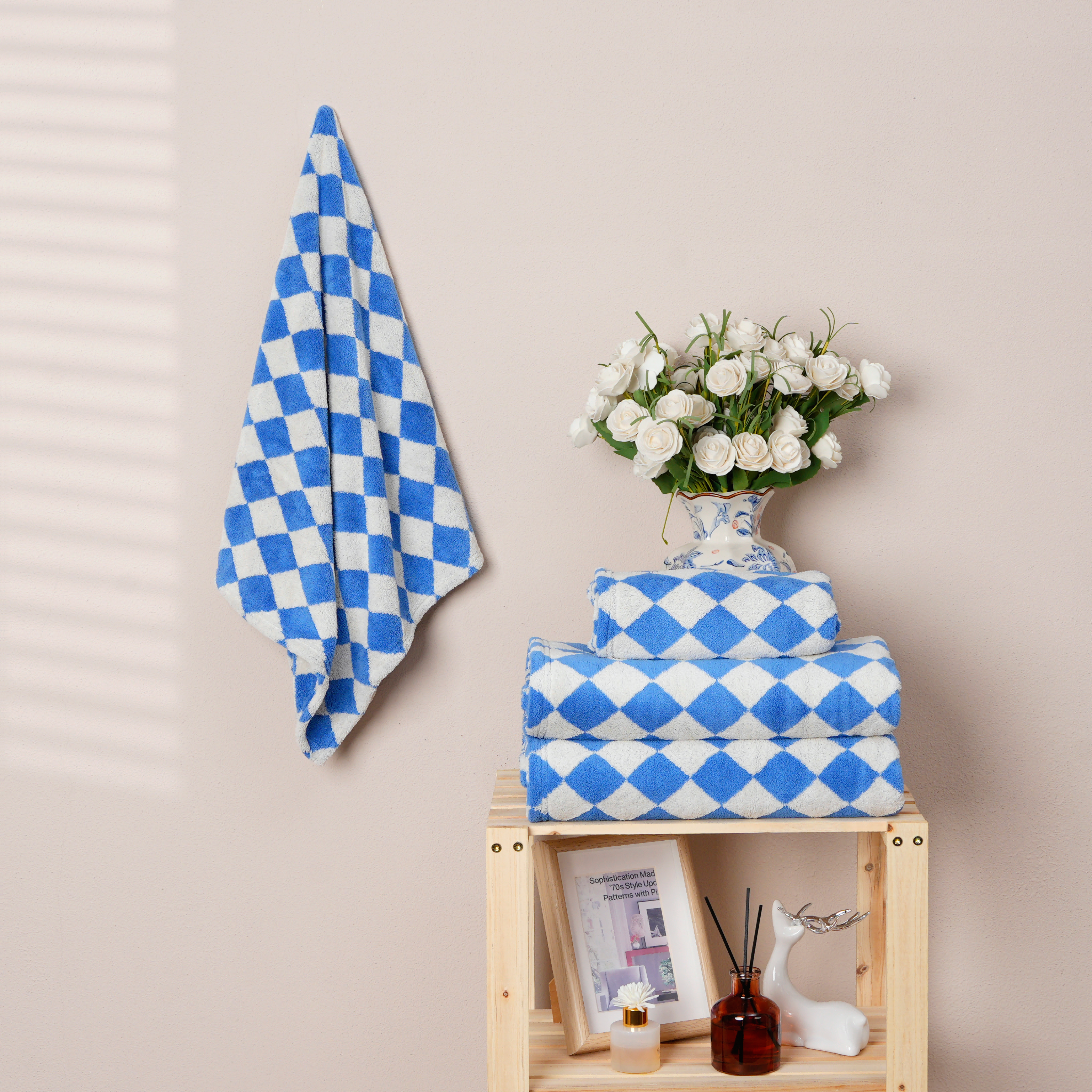 Coral Fleece Jacquard Towel