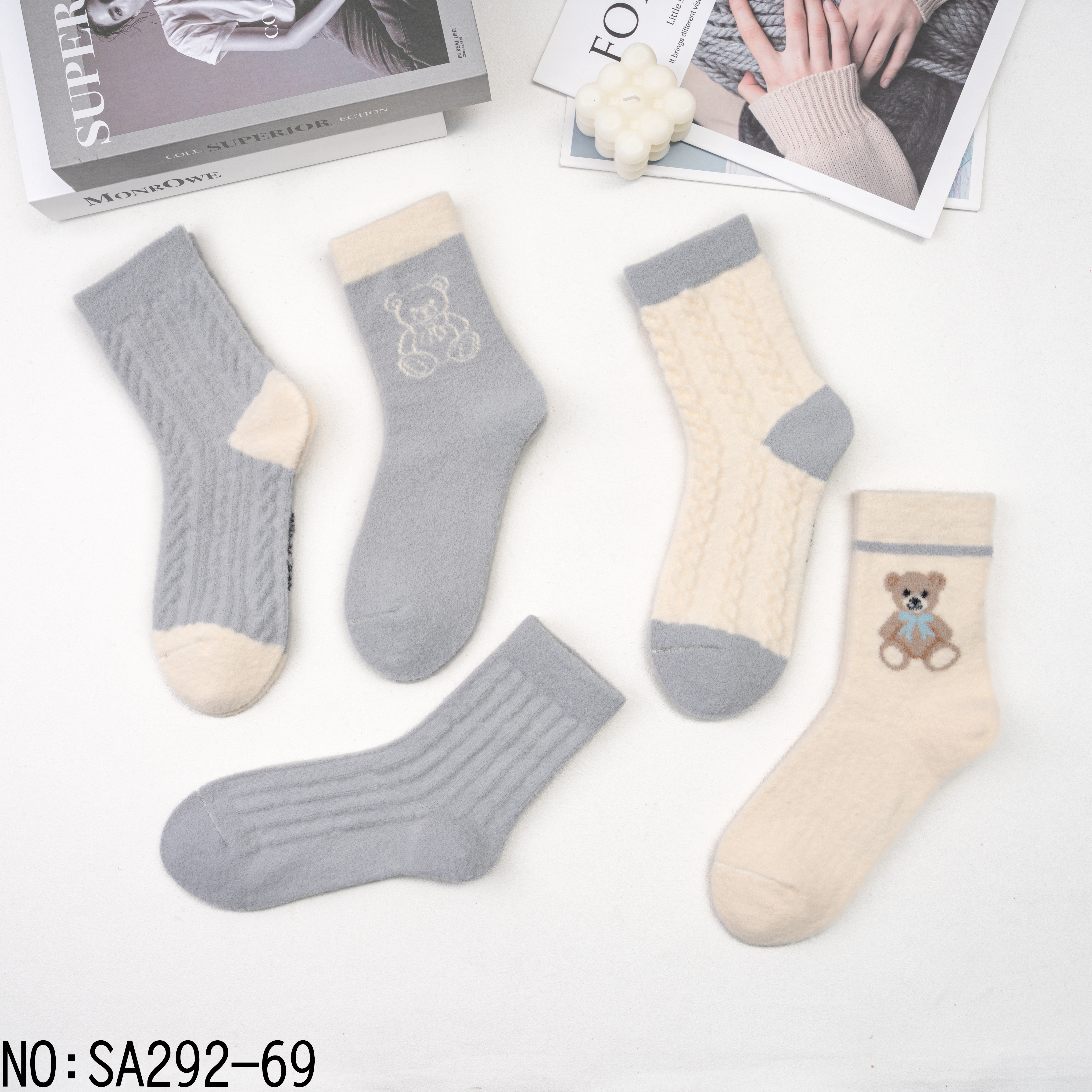 Mid-calf socks