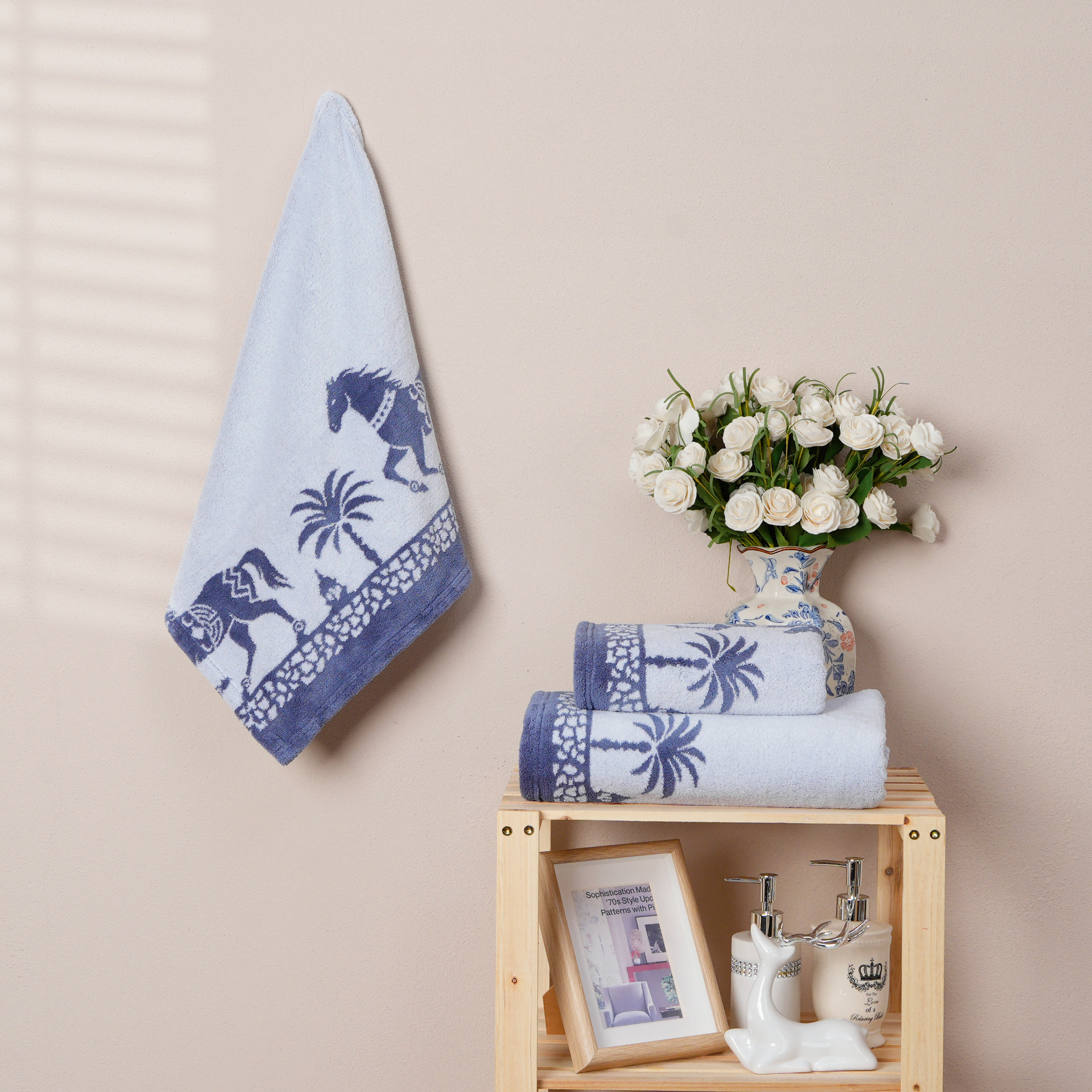 Coral Fleece Jacquard Towel