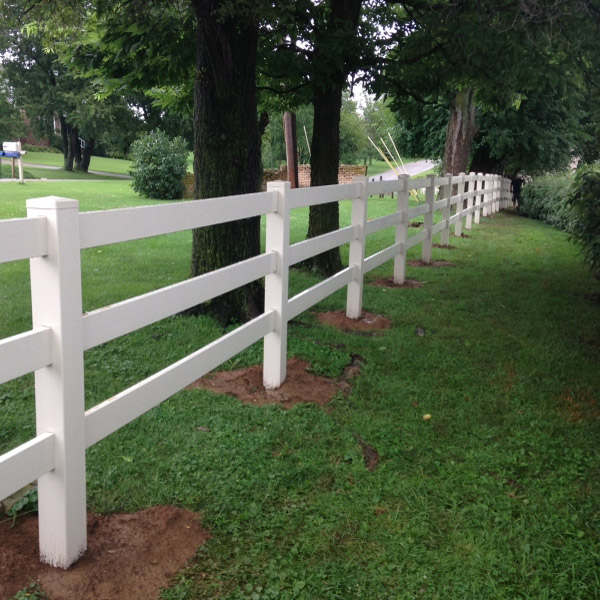 Pvc horse fence