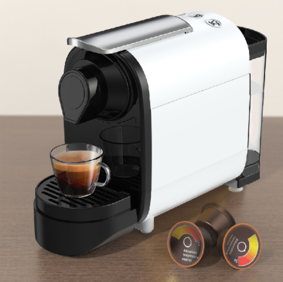Capsule coffee machine, Nespresso, 3 cup sizes, multiple customization options, touchscreen controls