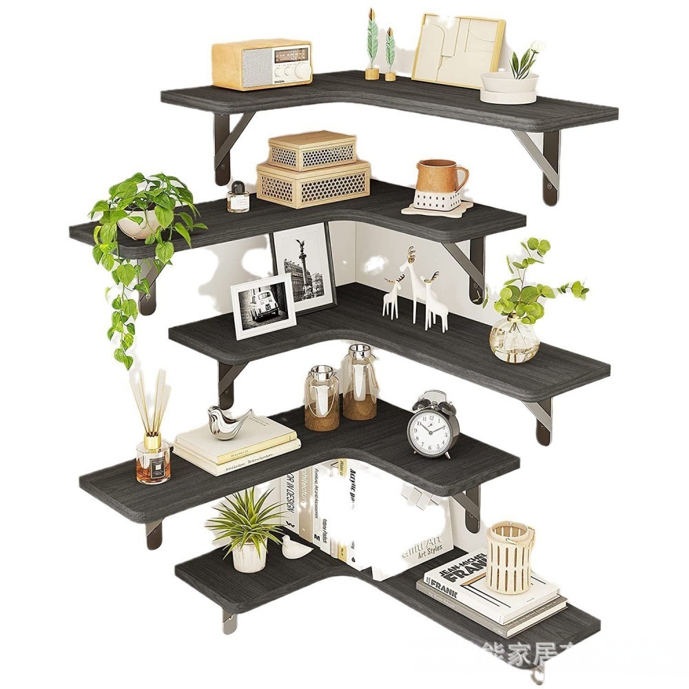 Wall mounted Corner storage rack