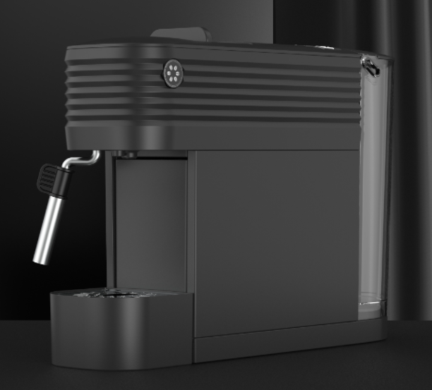 Capsule coffee machine, Nespresso, touchscreen, compact size, steam/hot water
