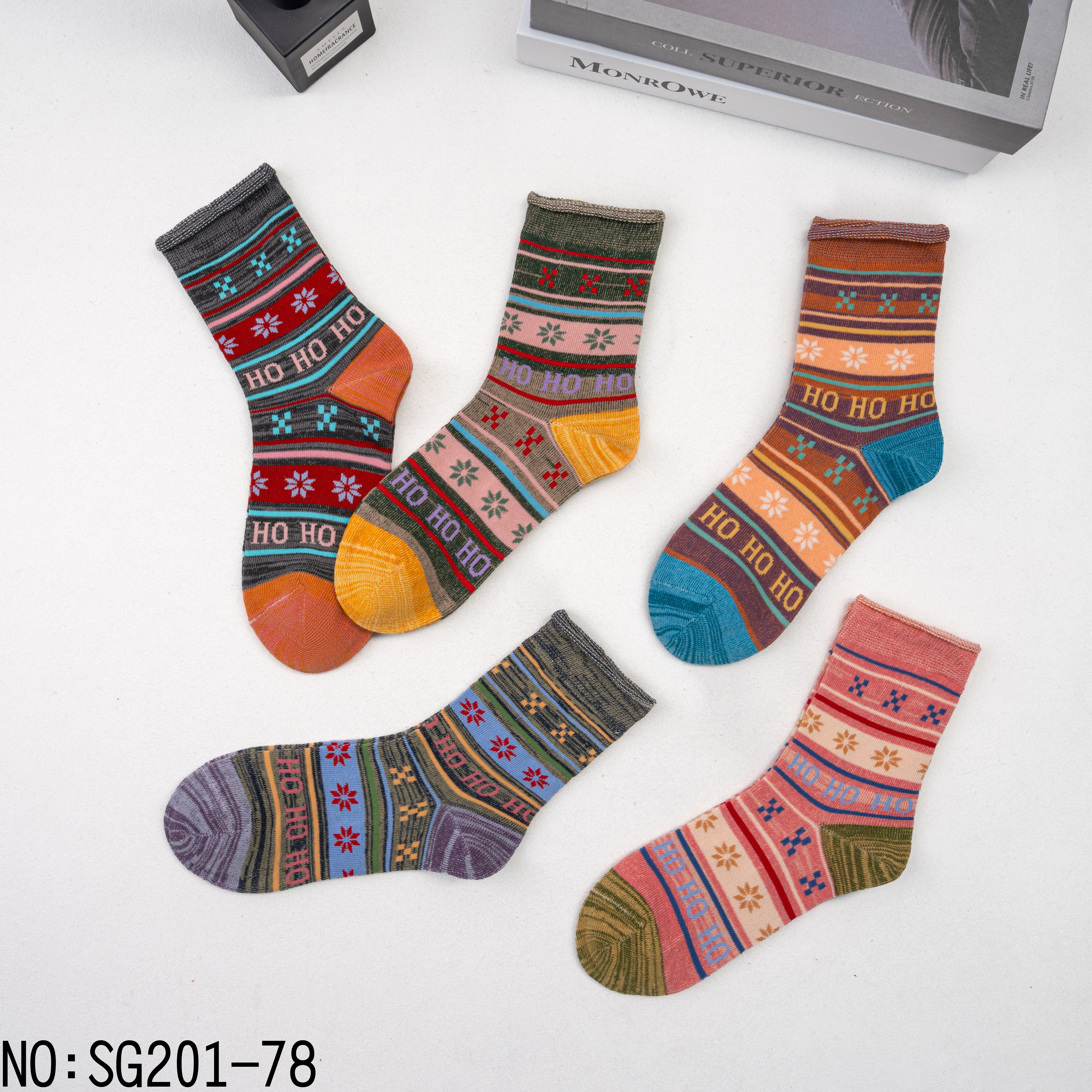 Mid-calf socks