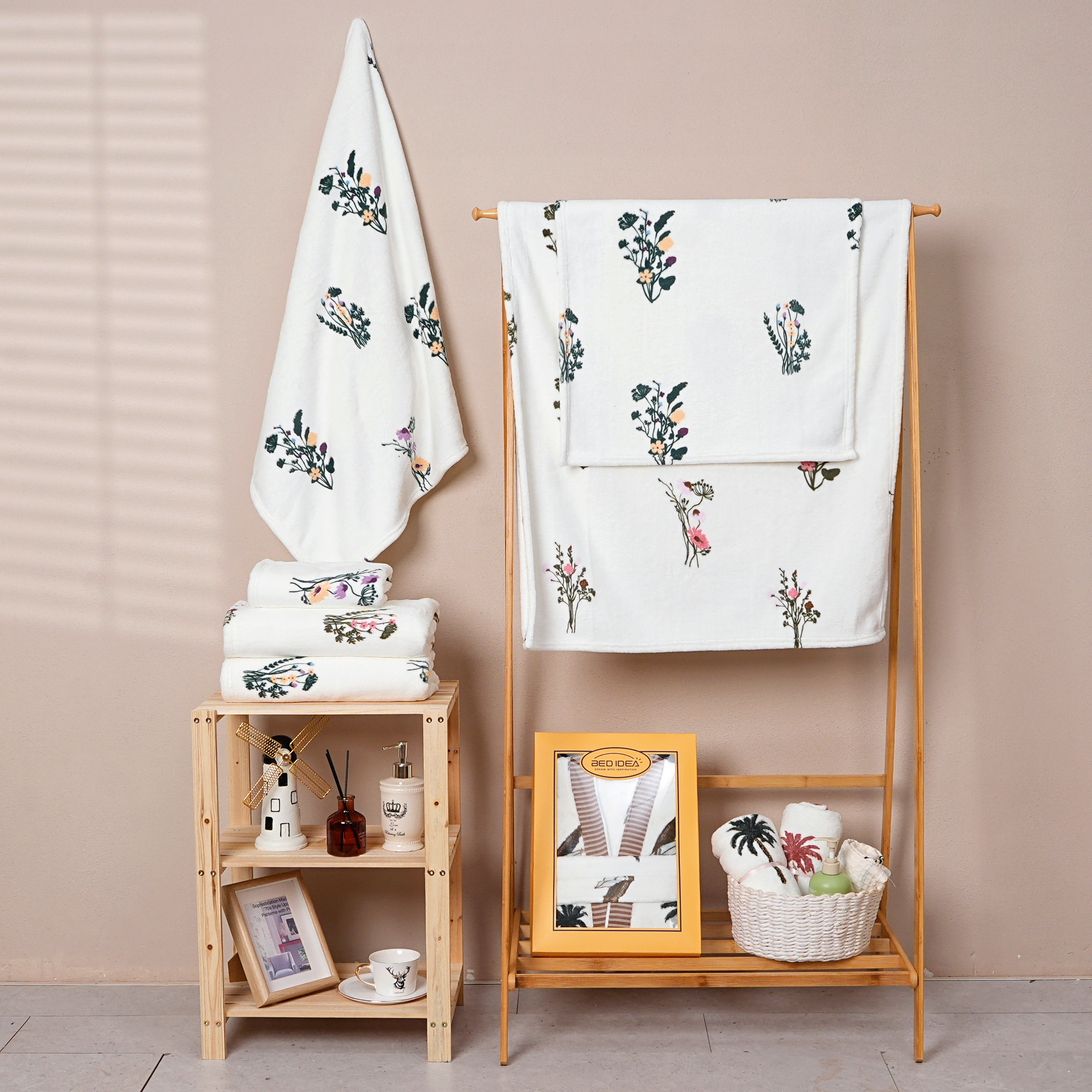 Coral Fleece Printed Towel