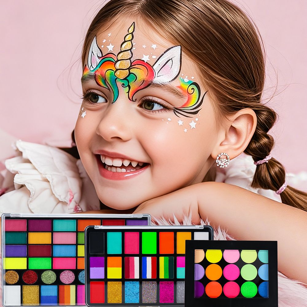 Professional Water Based Face Paint Palette