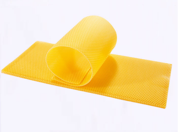 Beeswax foundation sheet