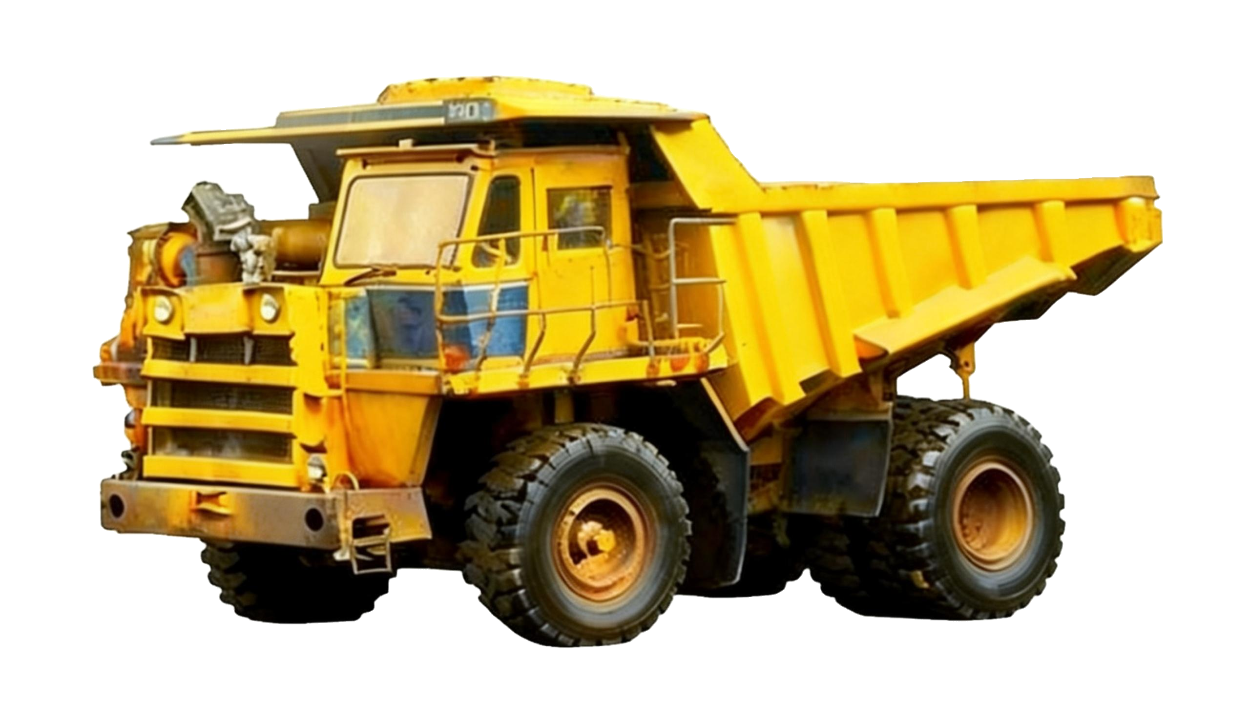 Mining trucks converted from gasoline to electric