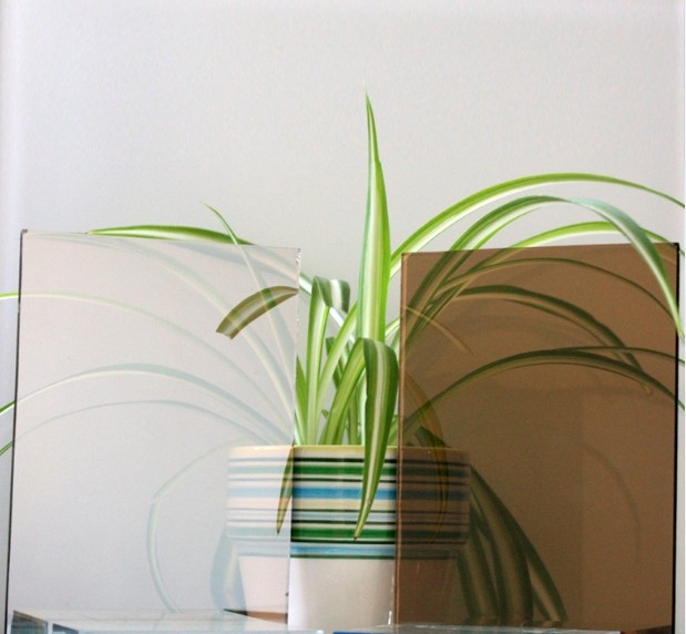 Golden Bronze Reflective Glass