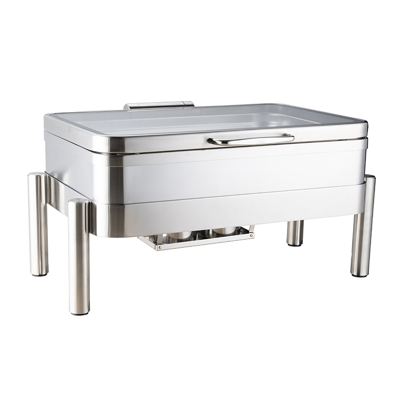 1/1,2/3,1/2 Damped Hinge Induction Chafing Dish(Satin Finish)