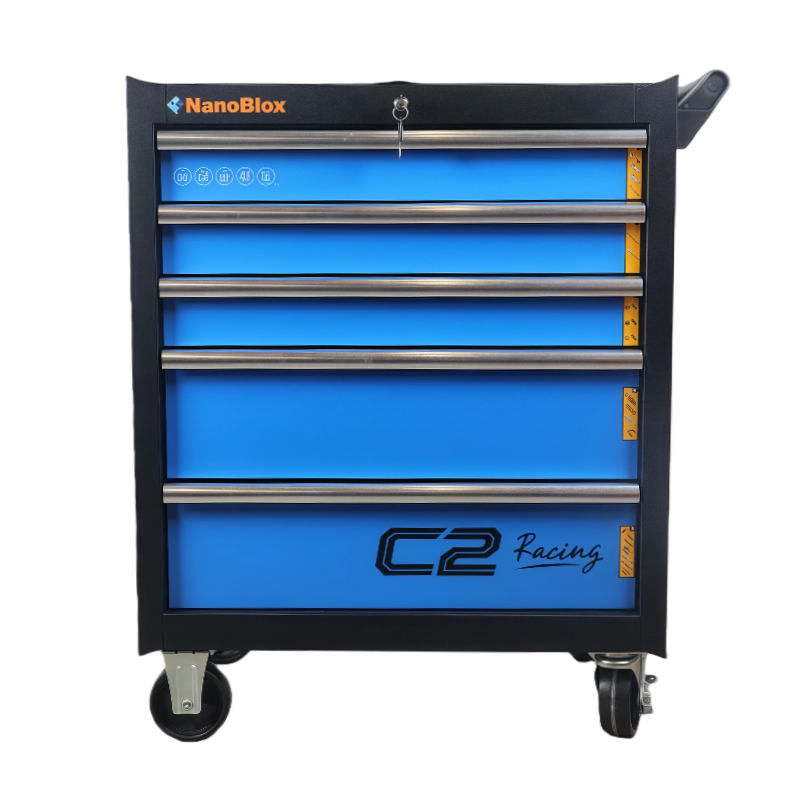 Nanoblox Tool Metal Storage Cabinet with Doors and Shelves Garage Cabinet