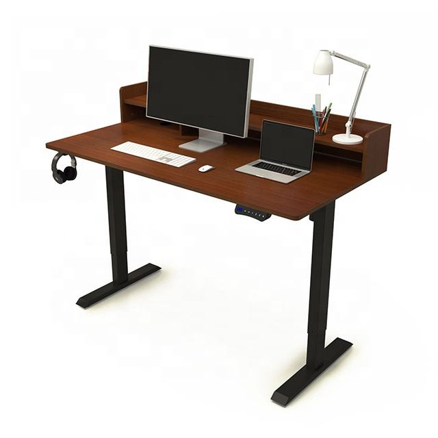 Ergonomic home office stand with adjustable height for electric desk