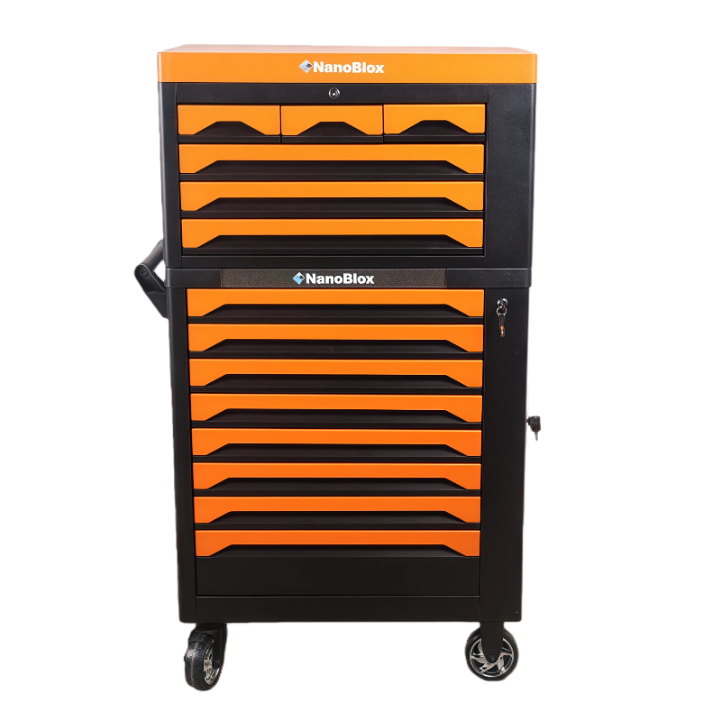 Nanoblox Large Capacity 8-Drawer Rolling Cabinet Tool Box Organizer with Wheels