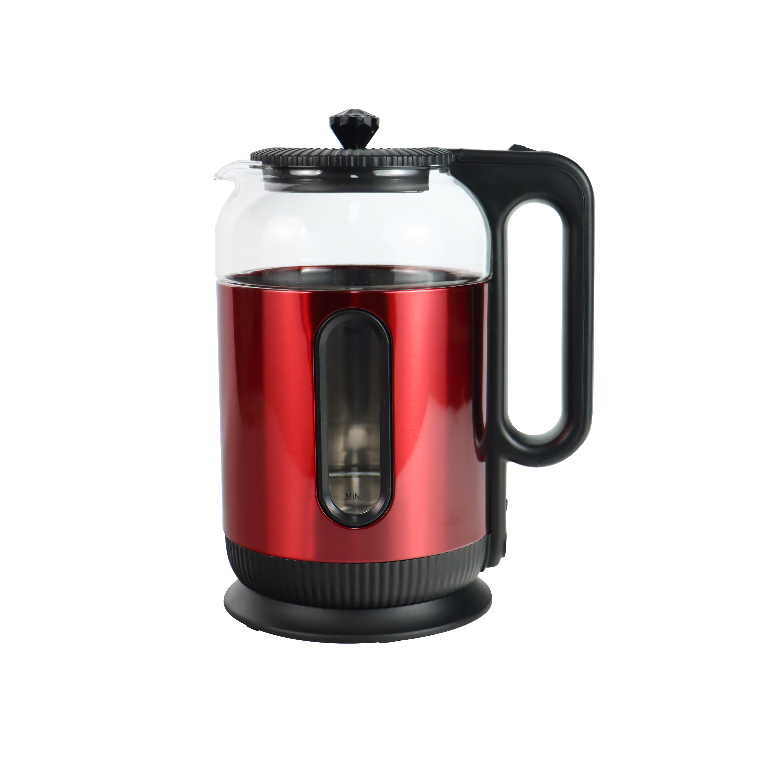 Hot Selling 1.8L Electric Glass Kettle Wholesale OEM ODM Anti-Scald Safety Home Kitchen Appliance