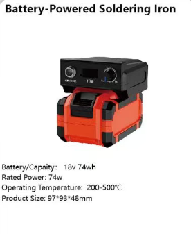 Battery-Powered Soldering Iron