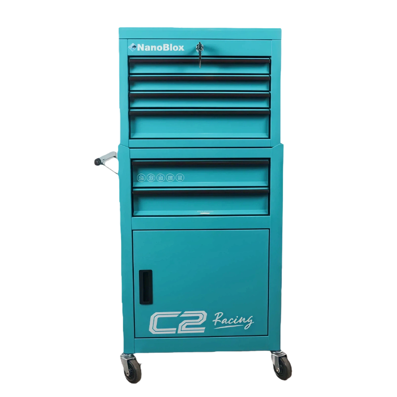 Nanoblox Drawers Heavy Duty Custom Cyan Tool Box Tool Cabinet Supplier