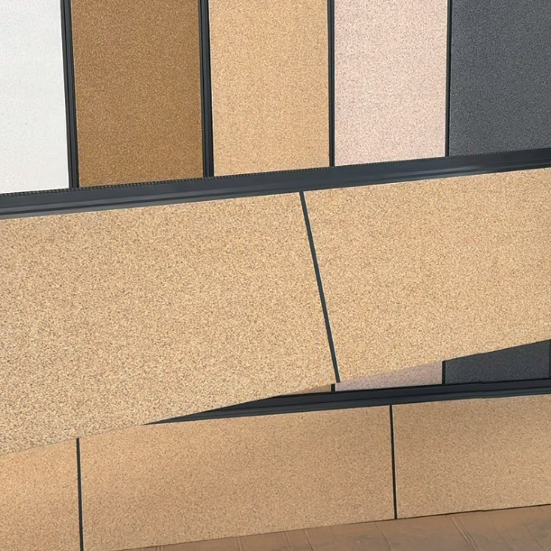 Color sand pu sandwich panel