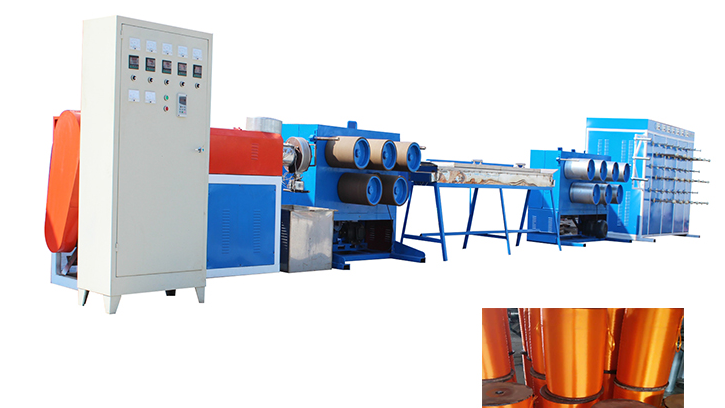 Lutong Plastics filament drawing and rope making machine Plastic Round Wire Drawing Machine industry