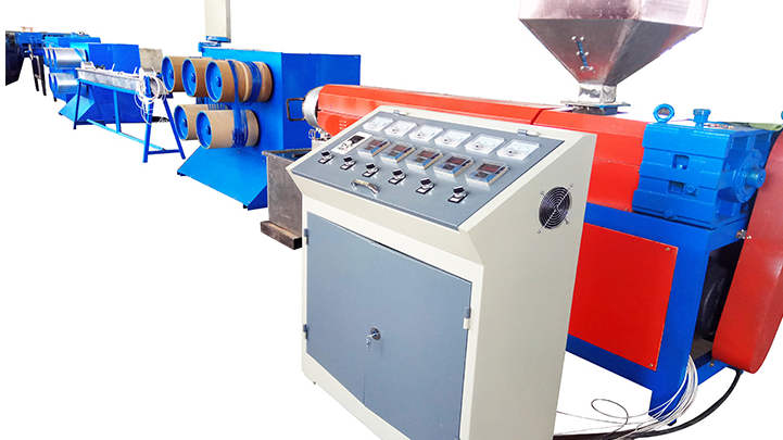 Lutong Plastics filament drawing and rope making machine Plastic Round Wire Drawing Machine industry