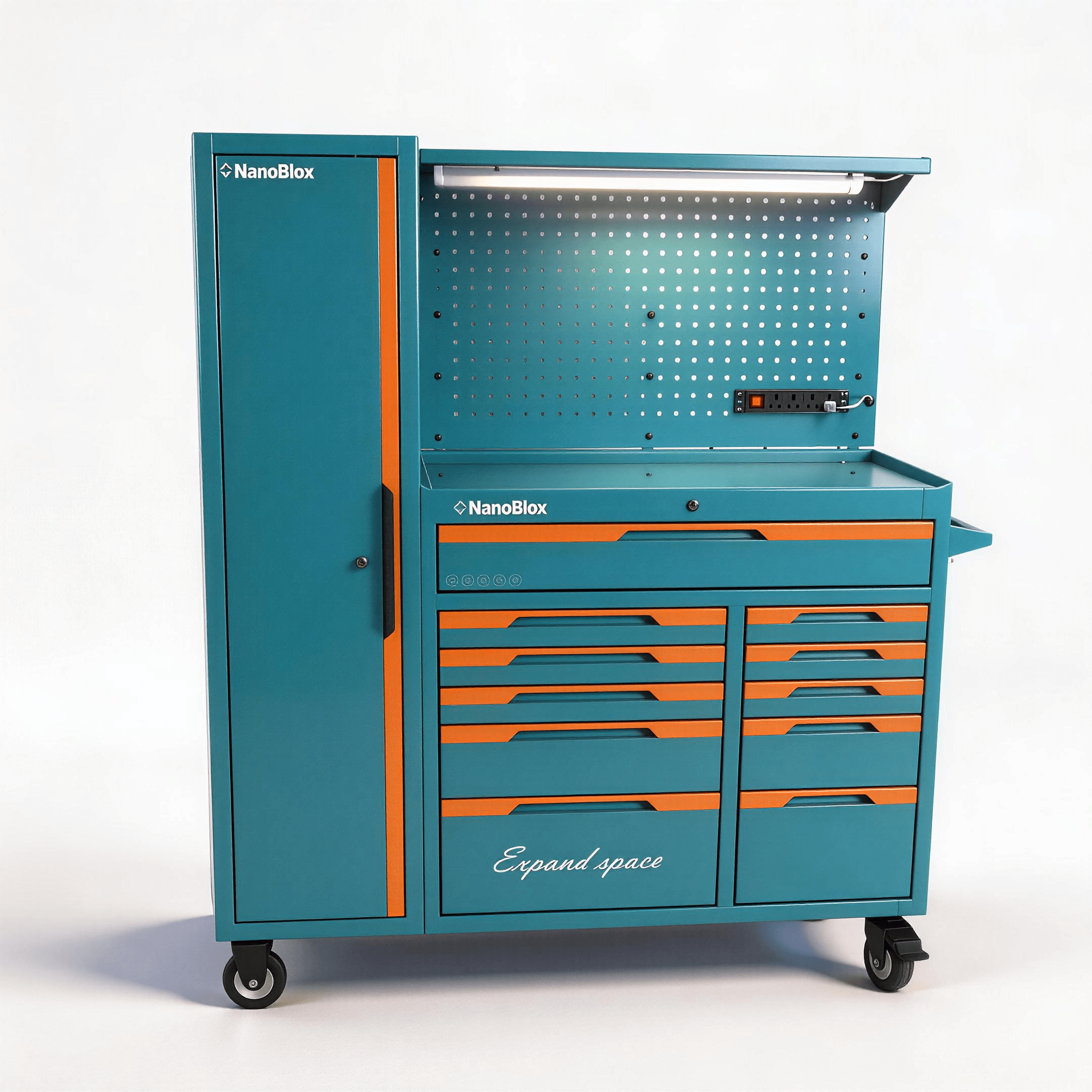 Garage work station Nanoblox Durable PRO Style 26 Drawers Tool Chest with Drawer Tool Cabinet