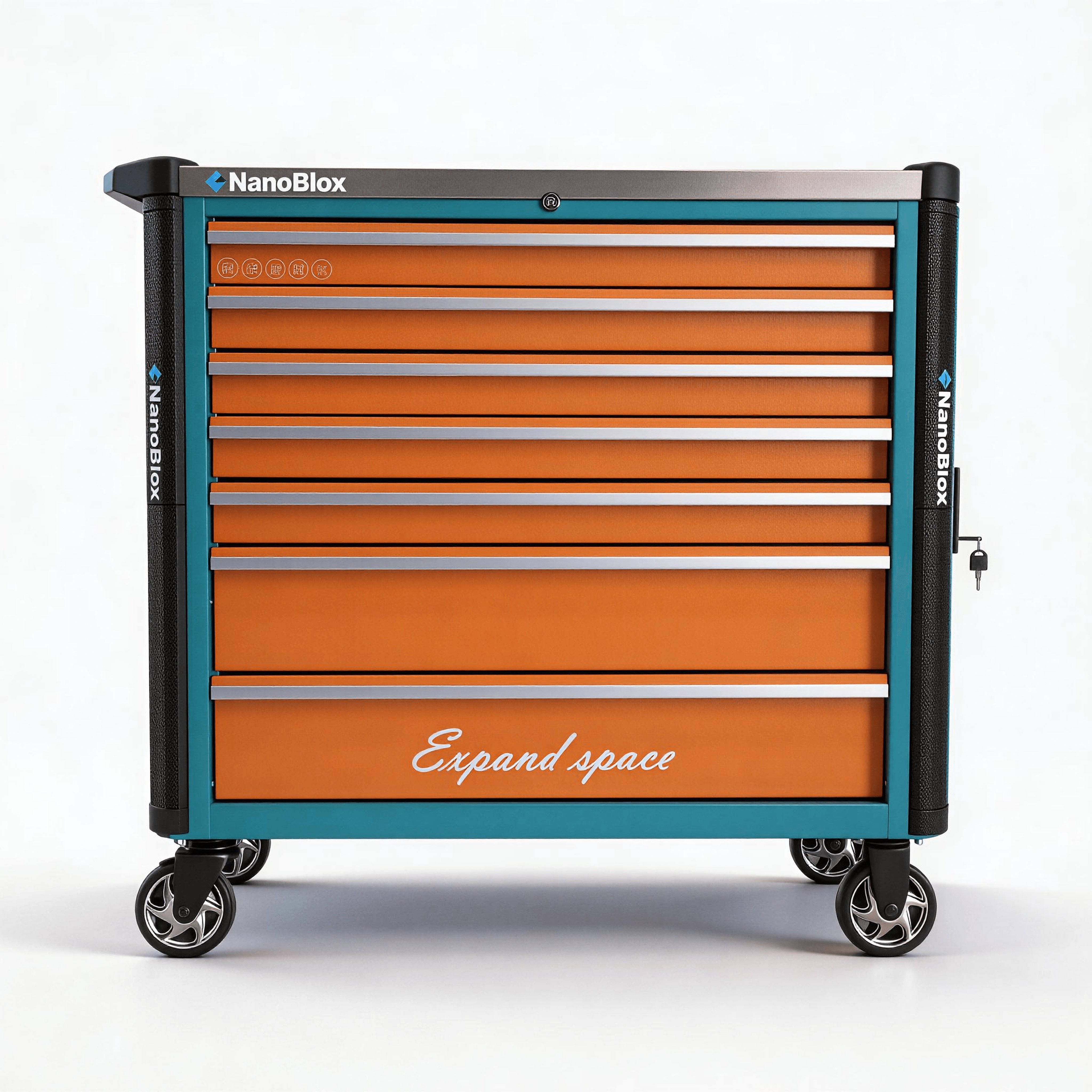 Garage work station Nanoblox Durable PRO Style 26 Drawers Tool Chest with Drawer Tool Cabinet
