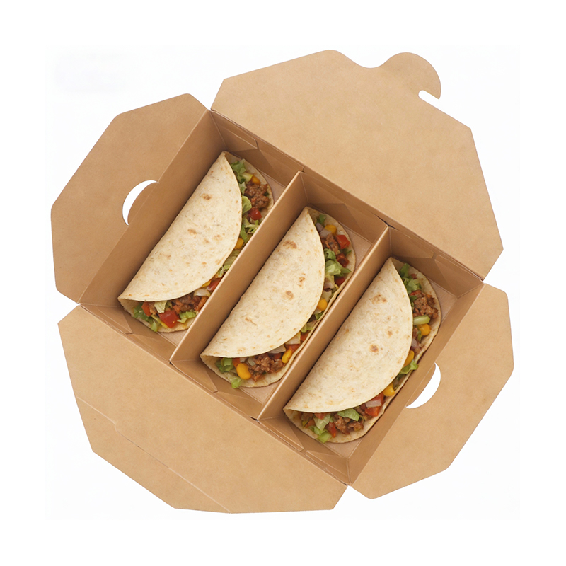 3-Comp. Folding Taco Box