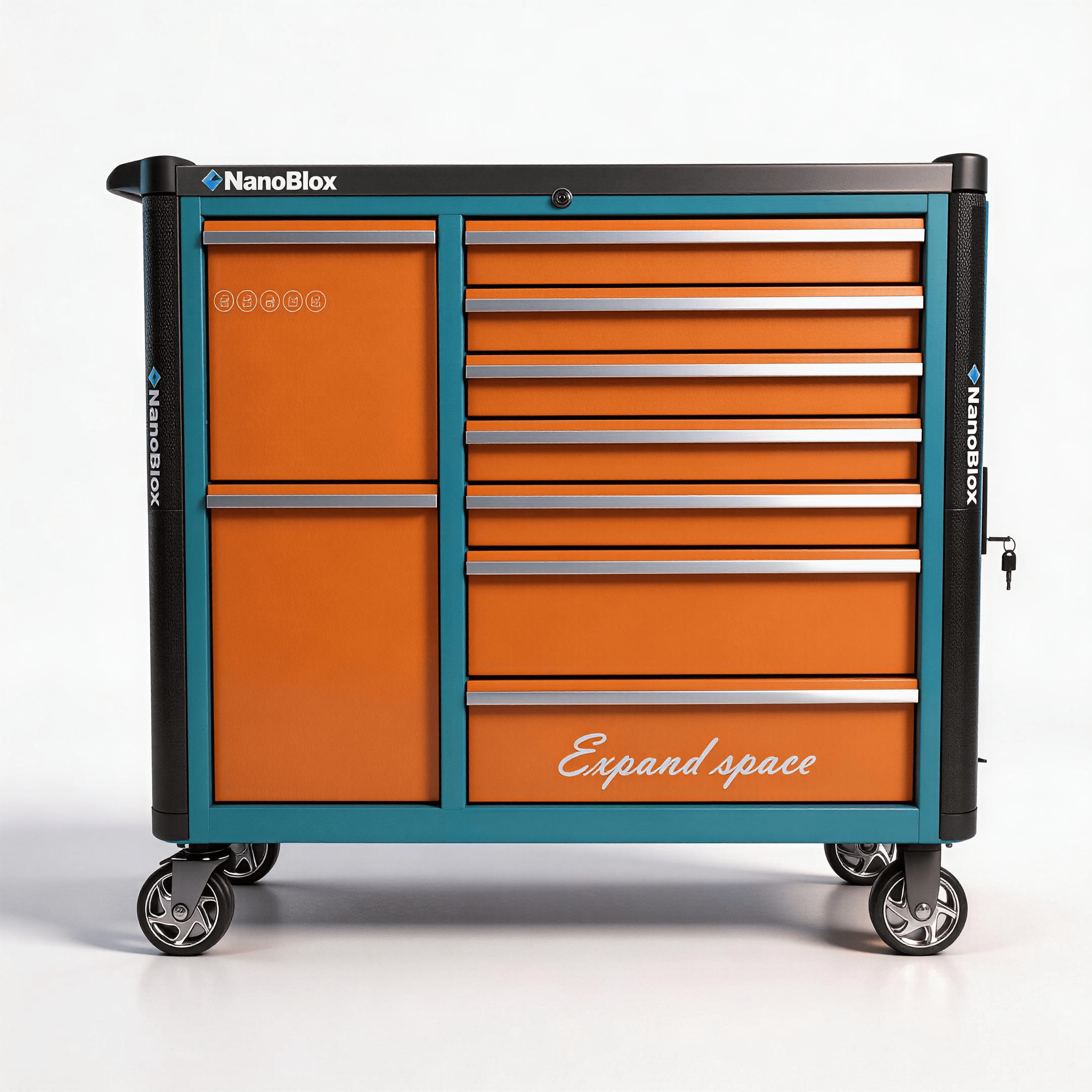 Garage work station Nanoblox Durable PRO Style 26 Drawers Tool Chest with Drawer Tool Cabinet