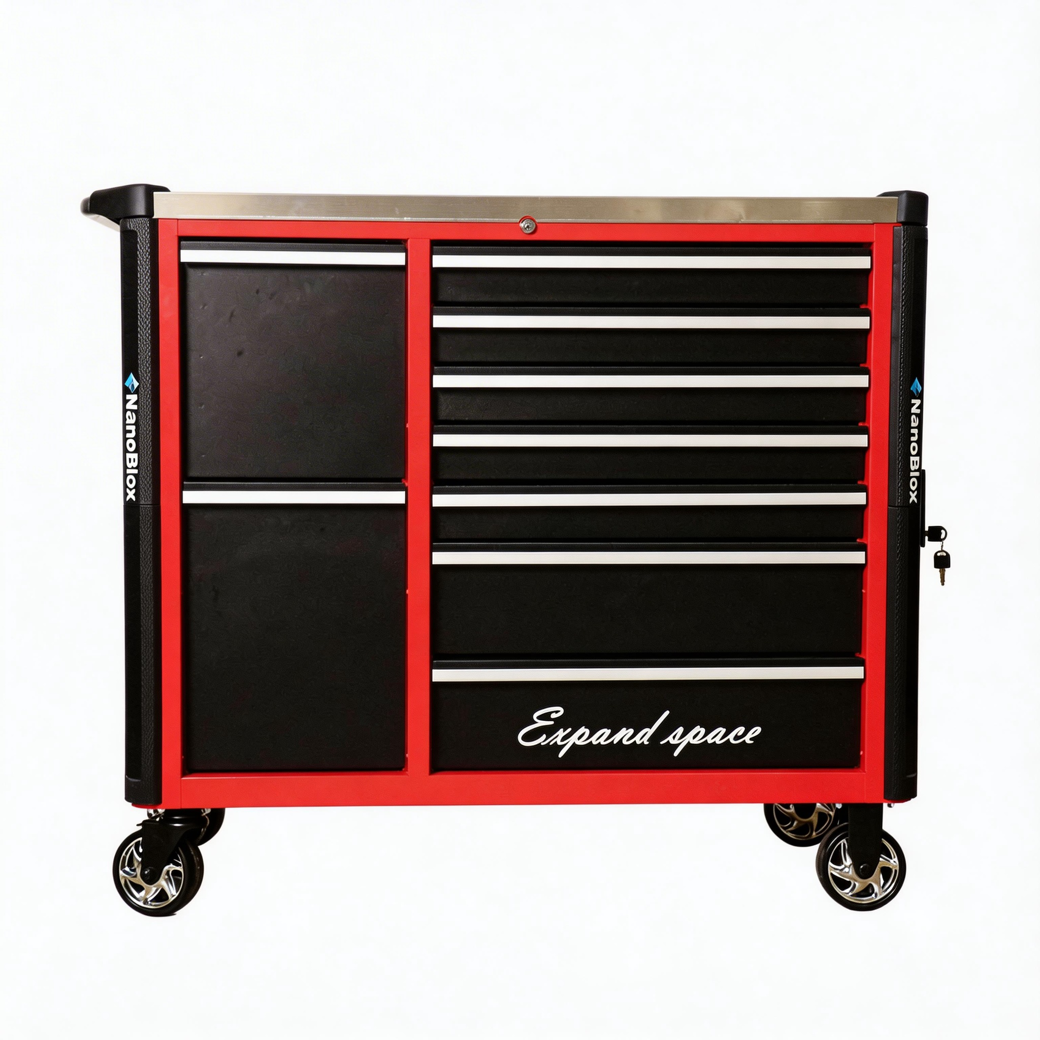 Garage work station Nanoblox Durable PRO Style 26 Drawers Tool Chest with Drawer Tool Cabinet