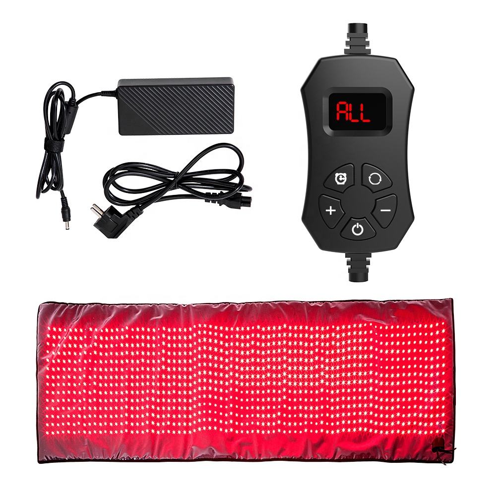 Red light / infrared light yoga therapy mat