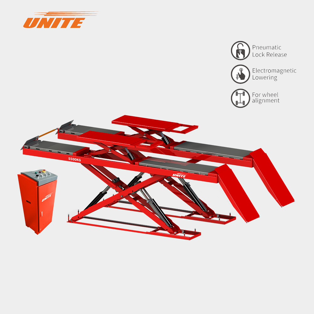 U-S55 5,500kg Scissor Lift for Wheel Alignment Liftting Equipment Alignment Lift