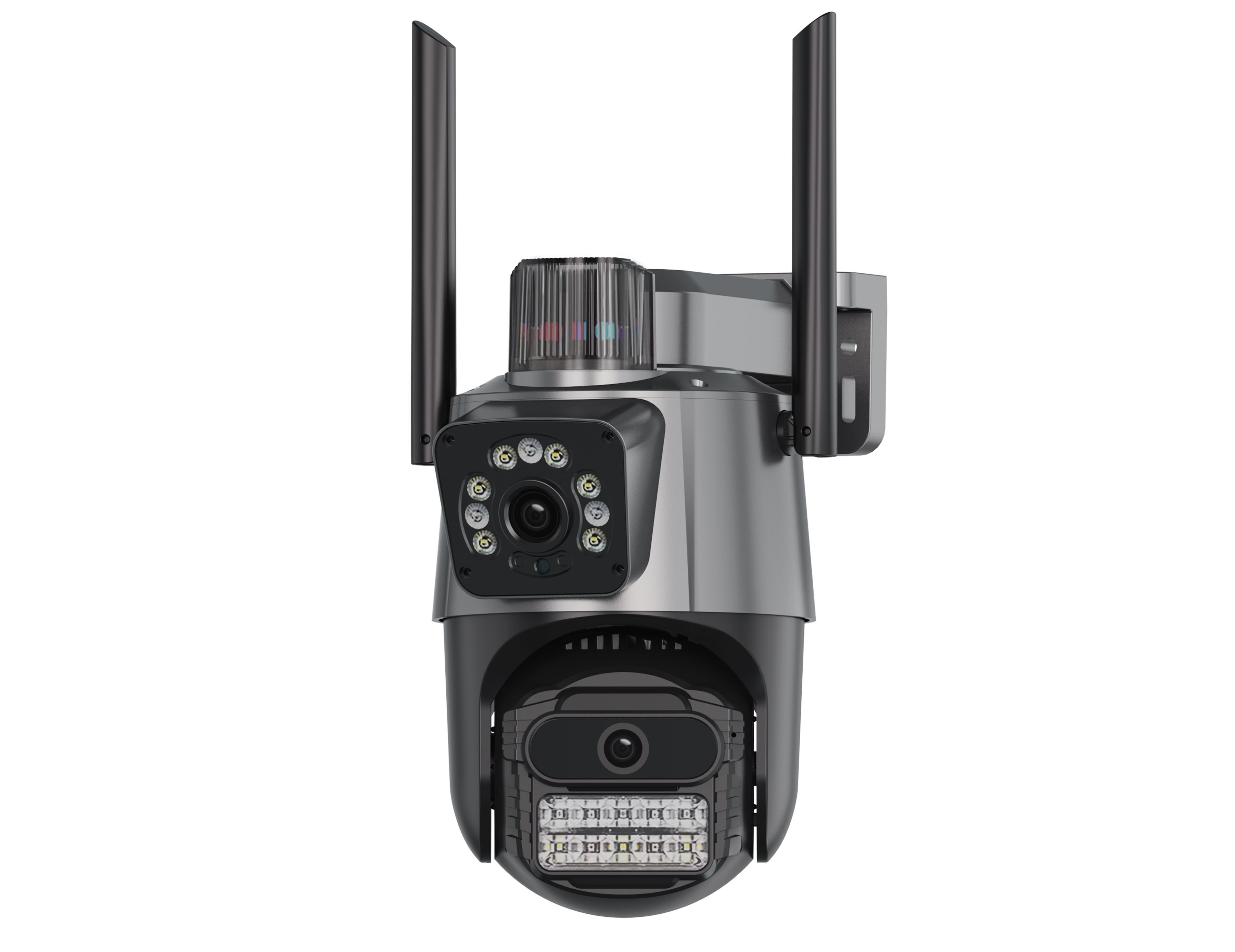 Dual-Lens PTZ WiFi Security Camera