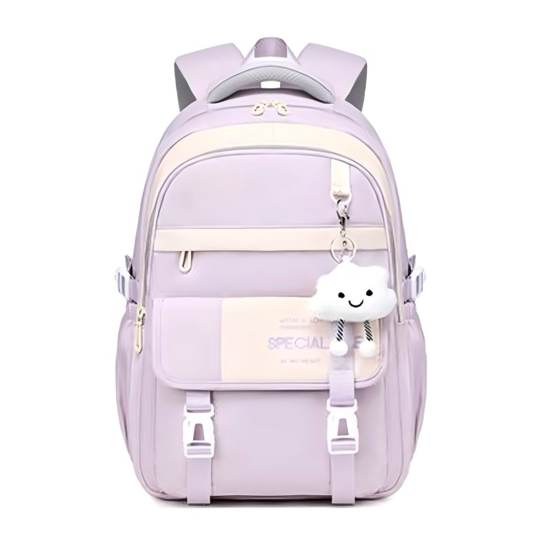 Haslor student schoolbag with multi-pocket design custom support available