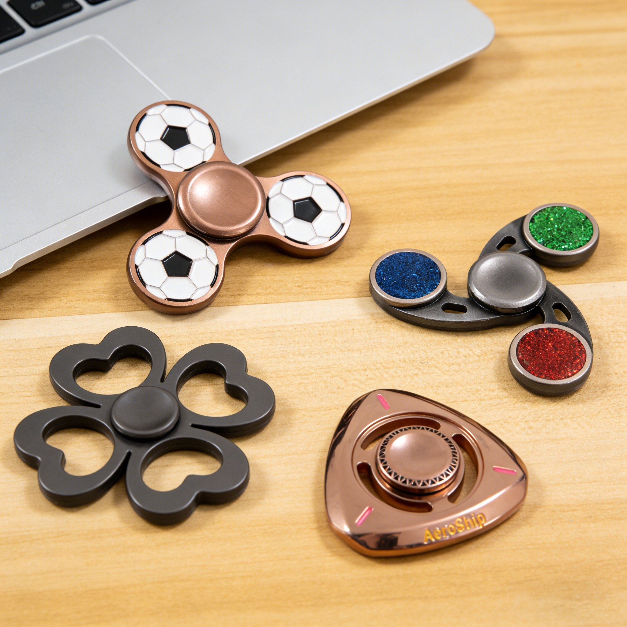 Wholesale Custom LOGO Metal Hand Fidget Spinners