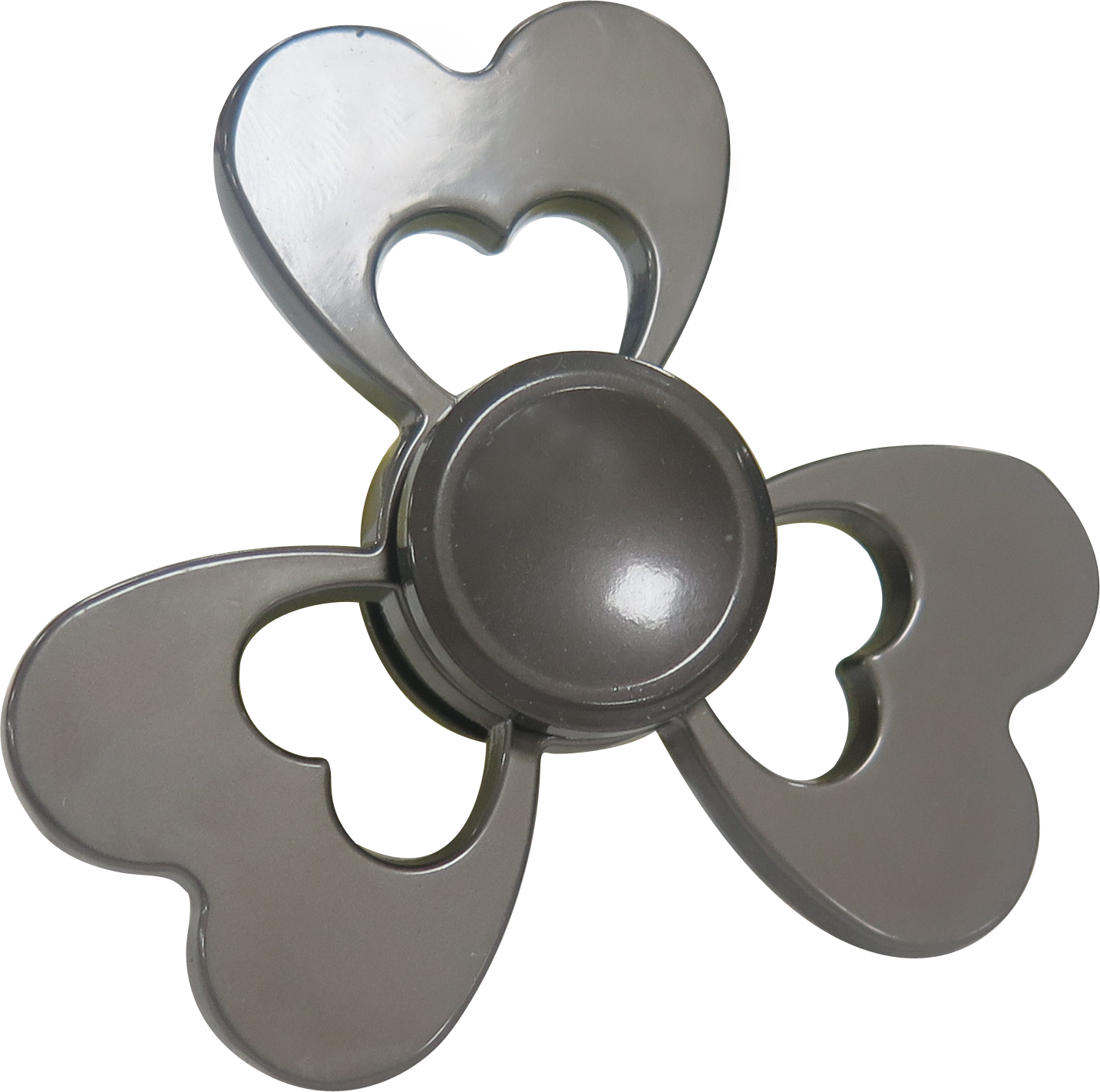 42 Years Factory Custom Design Clover-Shaped Metal Singer Spinners