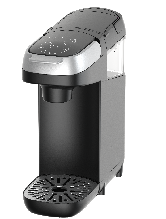 K-Cup coffee maker, water refill/descaling, customizable shortcut keys, Over ice, drip-proof