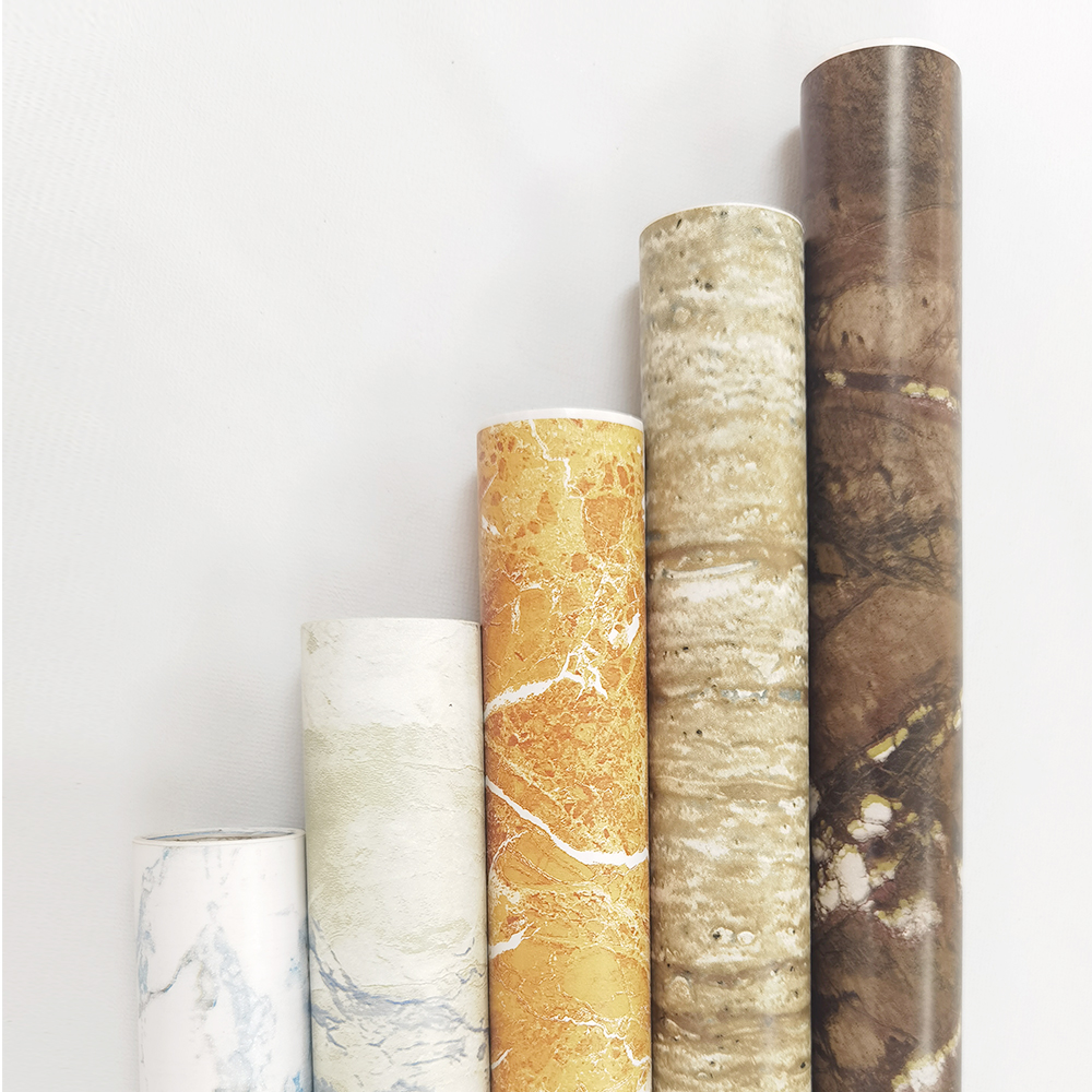 Marble pvc self adhesive foil
