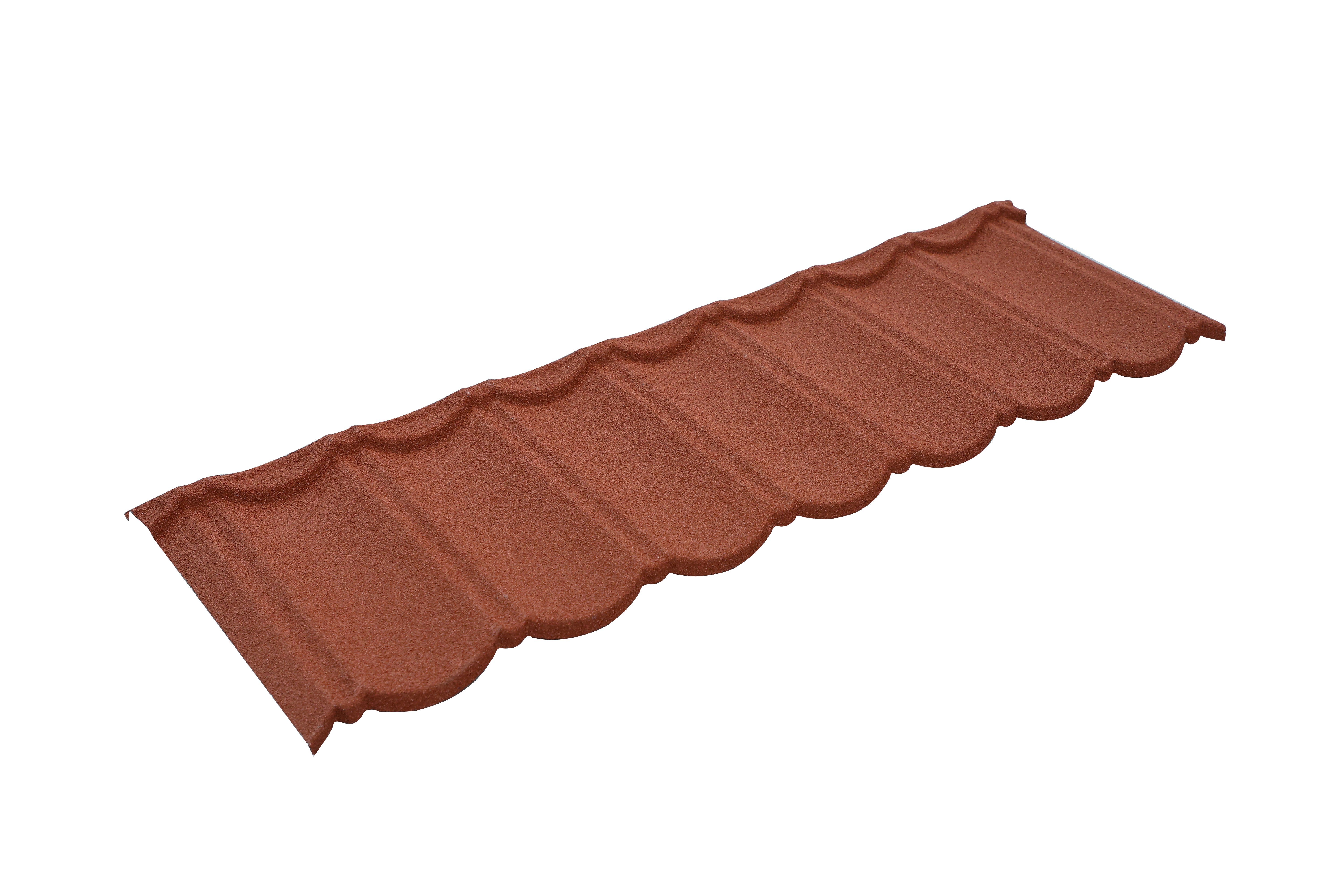 Bond stone coated metal roof tiles