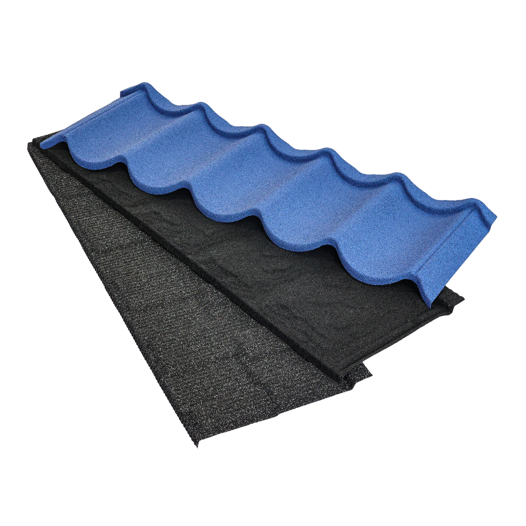 Stone coate metal roof tiles